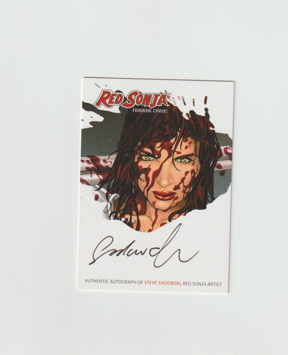 2012 Red Sonja SDCC-Exclusive Autographs #RSA-SSC Steve Sadowski