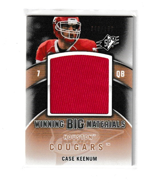 2012 SPx Winning Big Materials #WM-4 Case Keenum