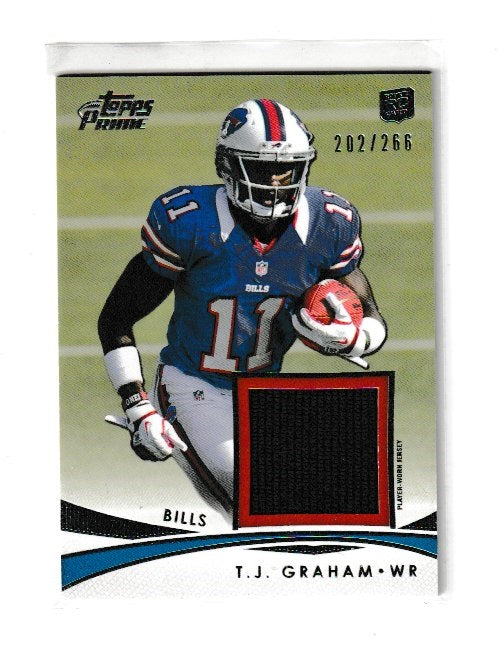 2012 Topps Prime Relics #PR-TG T.J. Graham