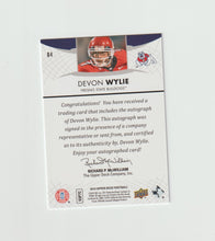 Load image into Gallery viewer, 2012 Upper Deck Rookie Autographs #84 Devon Wylie
