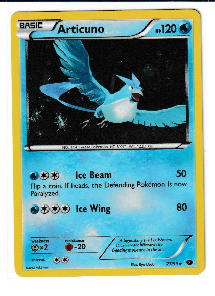 2012 Black and White Next Destinies #27 Articuno Holofoil