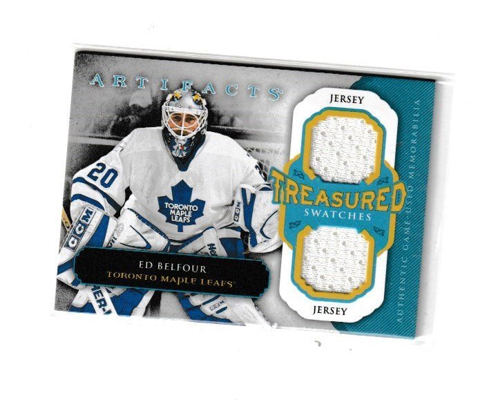 2013-14 Artifacts Treasured Swatches Jerseys Blue #TS-EB Ed Belfour