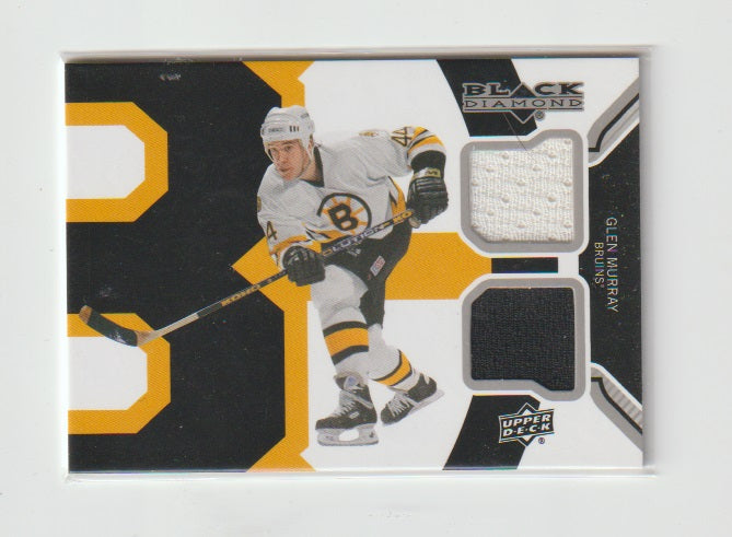 2013-14 Black Diamond Dual Jerseys #BEES-GM Glen Murray