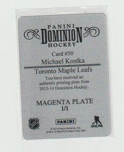 Load image into Gallery viewer, 2013-14 Dominion Magenta Plate #50 Michael Kostka
