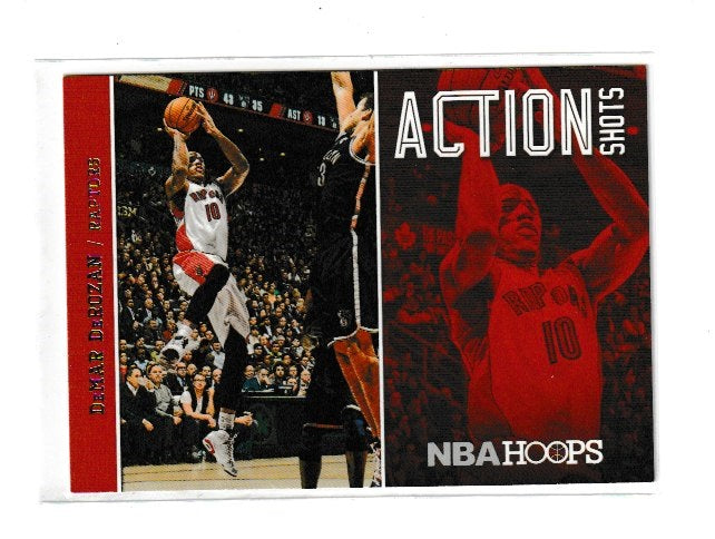 2013-14 Hoops Action Shots #22 DeMar DeRozan