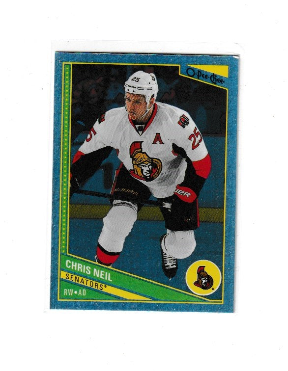 2013-14 O-Pee-Chee Rainbow #122 Chris Neil