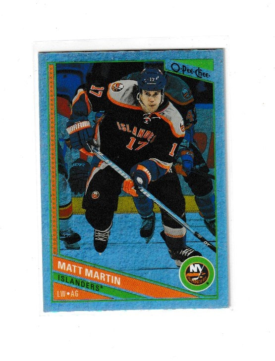 2013-14 O-Pee-Chee Rainbow #313 Matt Martin