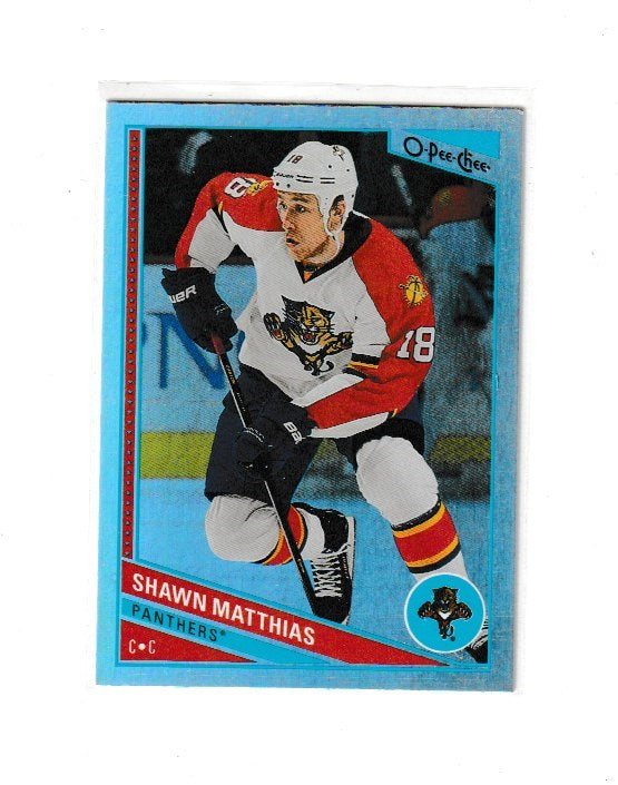 2013-14 O-Pee-Chee Rainbow #48 Shawn Matthias