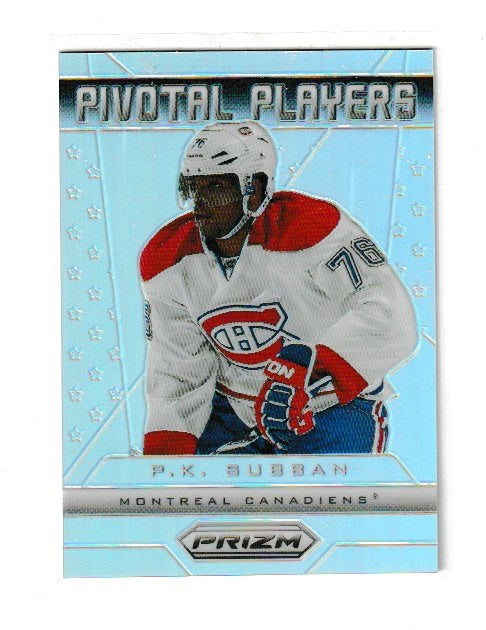 2013-14 Panini Prizm Pivotal Players Prizm #PP-15 P.K. Subban