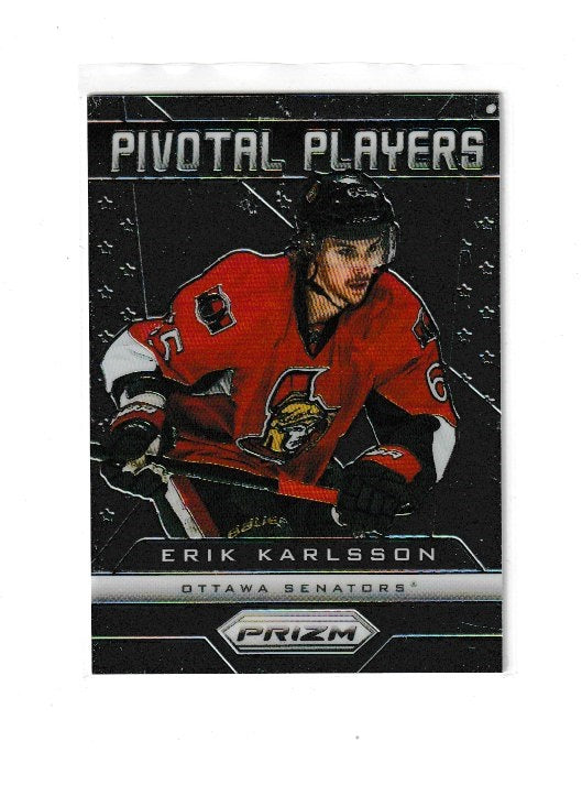 2013-14 Panini Prizm Pivotal Players #PP-20 Erik Karlsson