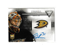 Load image into Gallery viewer, 2013-14 Panini Titanium Titanium Reserve #TR-FA Frederik Andersen
