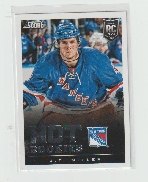 2013-14 Score Hot Rookies #608 J.T. Miller
