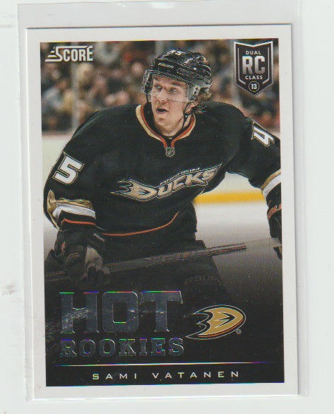 2013-14 Score Hot Rookies #615 Sami Vatanen