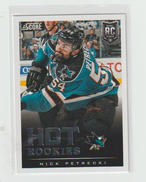 2013-14 Score Hot Rookies #634 Nick Petrecki