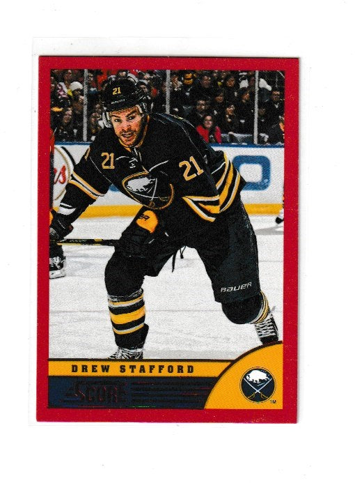 2013-14 Score Red Border #41 Drew Stafford