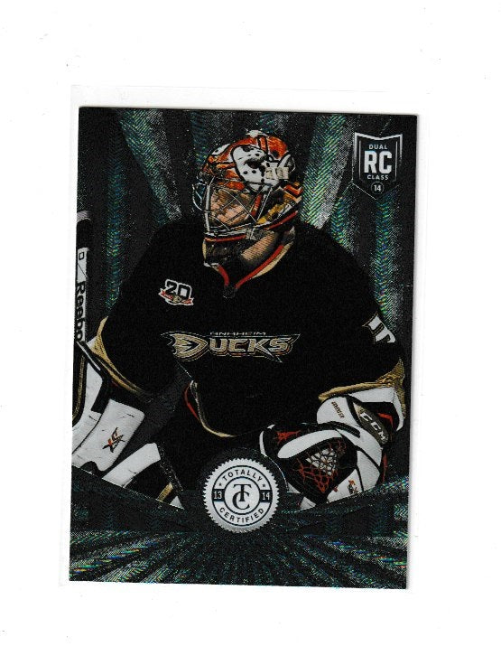 2013-14 Totally Certified Dual RC Class #191 Frederik Andersen