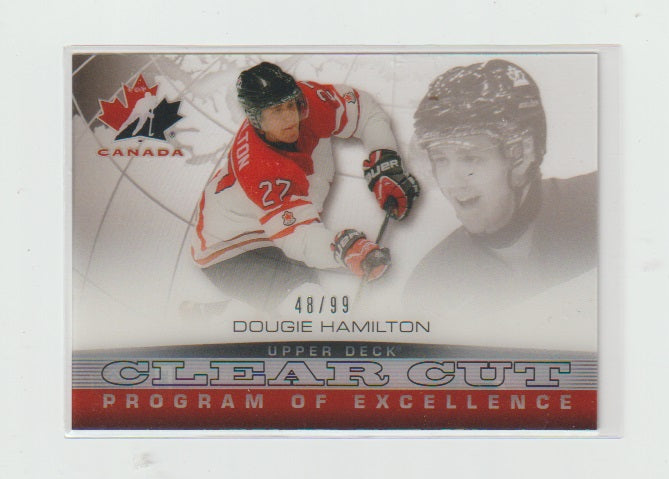 2013-14 Upper Deck Team Canada Clear Cuts Program of Excellence #CCPOE34 Dougie Hamilton