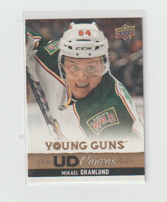 2013-14 Upper Deck Young Guns Canvas #C110 Mikael Granlund