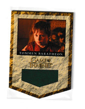 Load image into Gallery viewer, 2013 Game of Thrones Season 2 Banner Relics #RB5 Tommen Baratheon
