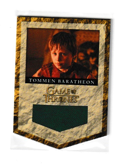 2013 Game of Thrones Season 2 Banner Relics #RB5 Tommen Baratheon