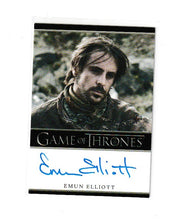 Load image into Gallery viewer, 2013 Game of Thrones Season 2 Bordered Autographs Emun Elliott as Marillion
