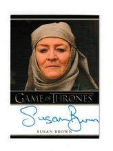 Load image into Gallery viewer, 2013 Game of Thrones Season 2 Bordered Autographs Susan Brown as Septa Mordane
