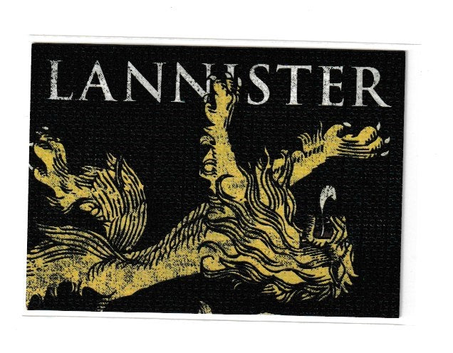 2013 Game of Thrones Season 2 House Sigil #H3 House Lannister