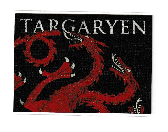 2013 Game of Thrones Season 2 House Sigil #H4 House Targaryen
