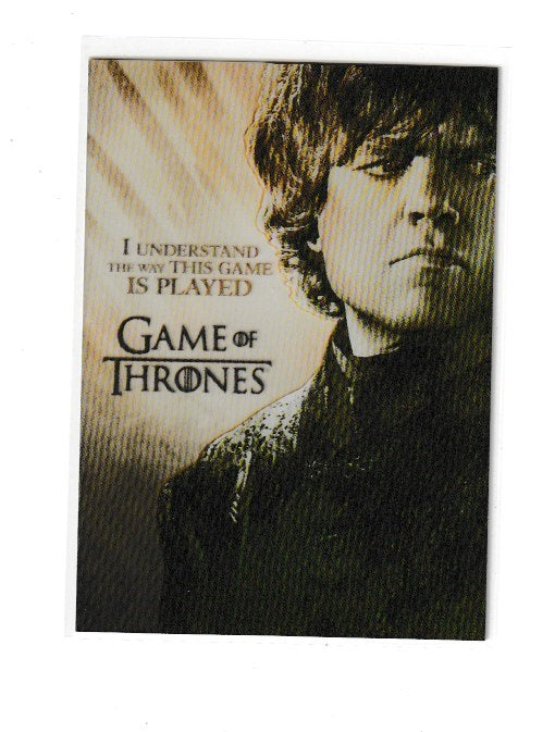 2013 Game of Thrones Season 2 Plastic Gallery #PL1 Tyrion Lannister