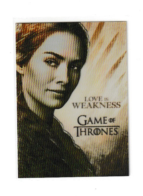 2013 Game of Thrones Season 2 Plastic Gallery #PL2 Cersei Lannister