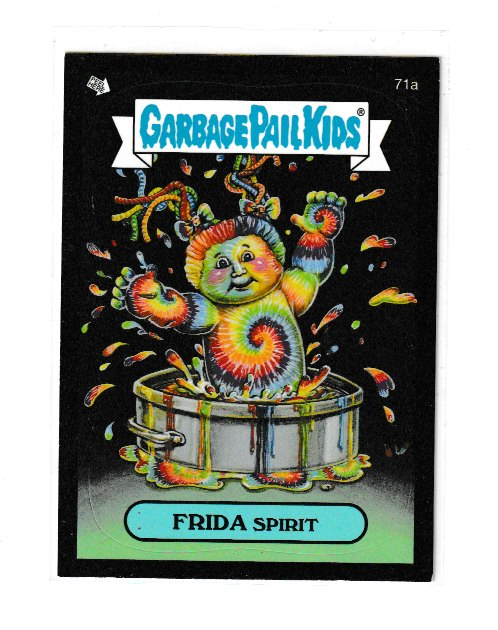 2013 Garbage Pail Kids Brand New Series 2 Black #71a Frida Spirit