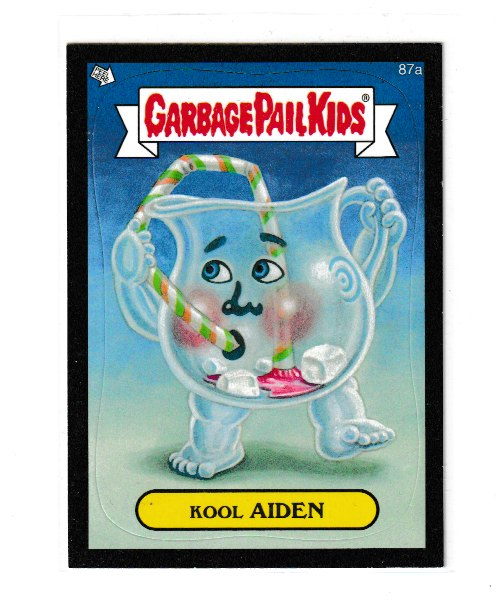 2013 Garbage Pail Kids Brand New Series 2 Black #87a Kool Aiden