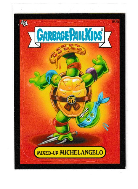 2013 Garbage Pail Kids Brand New Series 2 Black #90a Mixed-Up Michelangelo