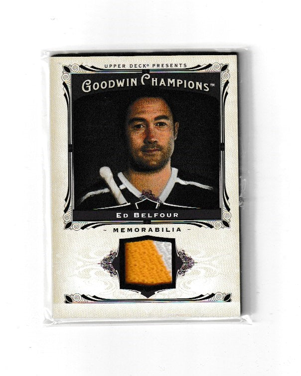 2013 Goodwin Champions Memorabilia #M-EB Ed Belfour