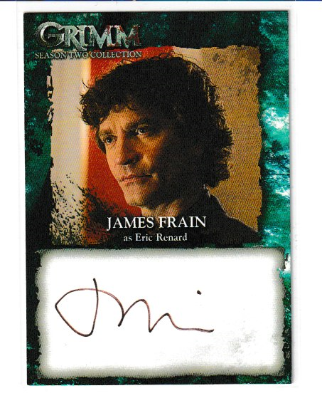 2013 Grimm S2 #JFA James frain as Eric Renard Autograph