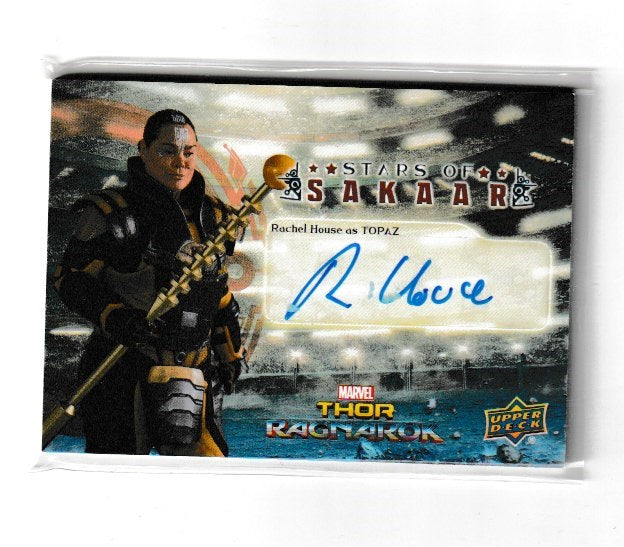 2013 Thor Ragnarok Star of Sakaar Autograph #SS-2 Rachel House as Topaz