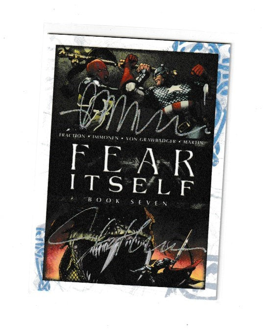2013 Thor The Dark World Comic Artist Autographs #CA-FI Matt Fraction & Stuart Immonen