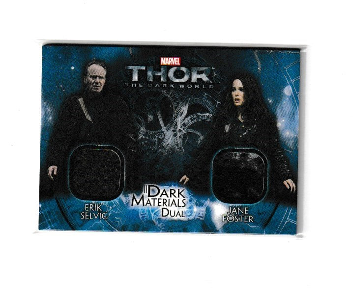 2013 Thor The Dark World Dark Materials Dual #DMD-2 Erik Selvig & Jane Foster