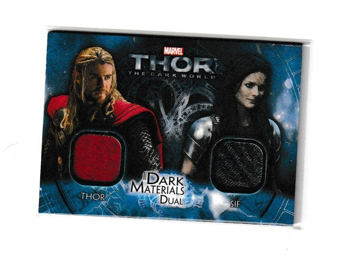 2013 Thor The Dark World Dark Materials Dual #DMD-9 Thor & Sif