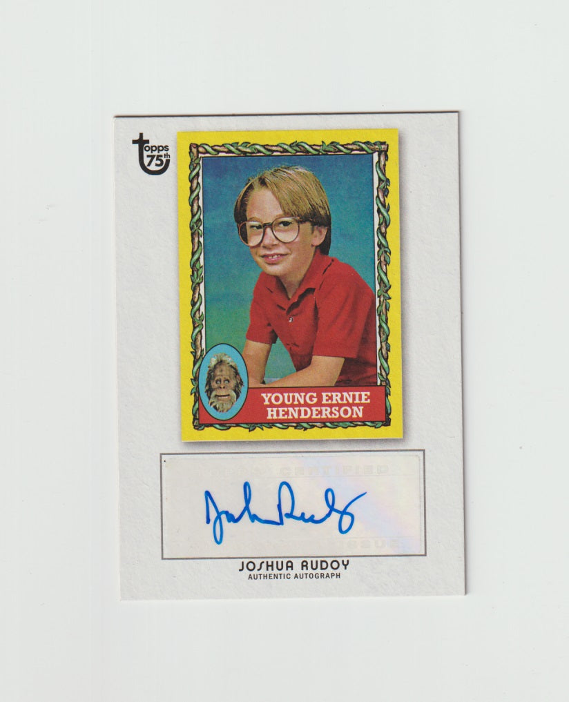 2013 Topps 75th Anniversary Autographs Joshua Rudoy