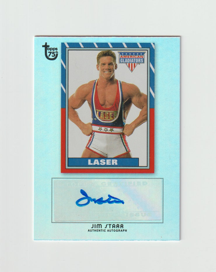 2013 Topps 75th Anniversary Autographs Rainbow Foil Jim Starr