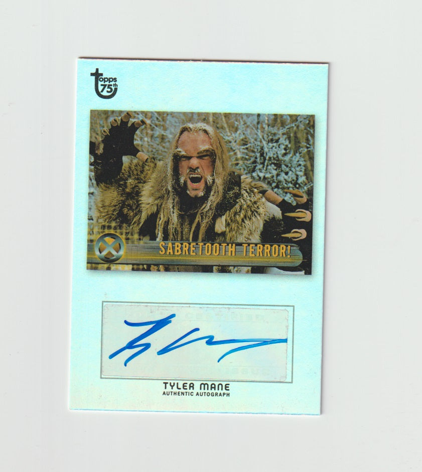 2013 Topps 75th Anniversary Autographs Rainbow Foil Tyler Mane