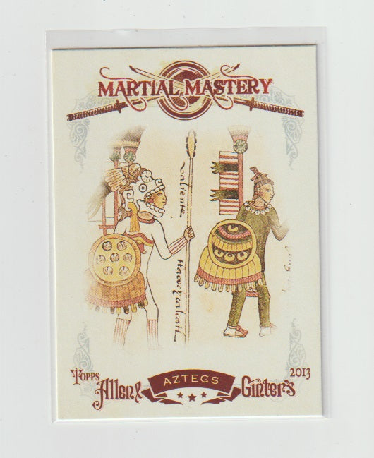 2013 Topps Allen and Ginter Martial Mastery #MM-AZ Aztecs