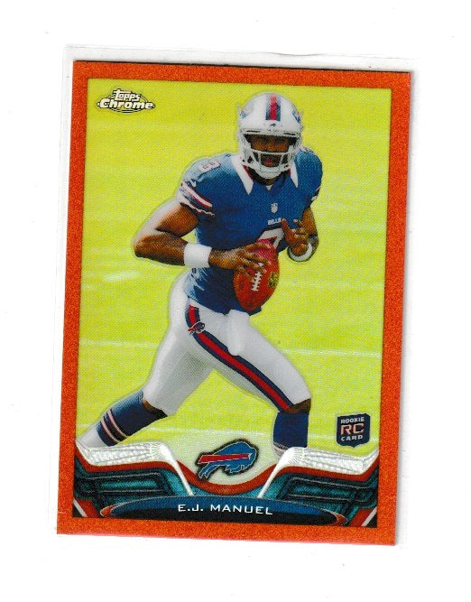 2013 Topps Chrome Orange Refractors #45 E.J. Manuel