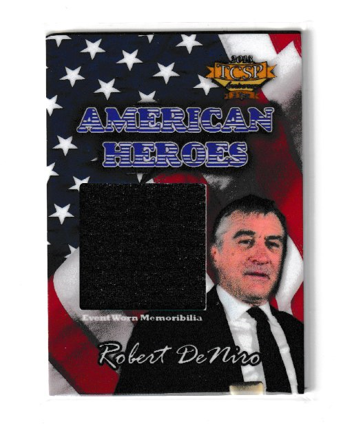 2013 Tri-City Sports Poland #ALA1 Robert DeNiro Memorabilia