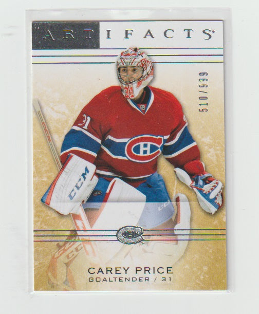 2014-15 Artifacts Goalies #109 Carey Price