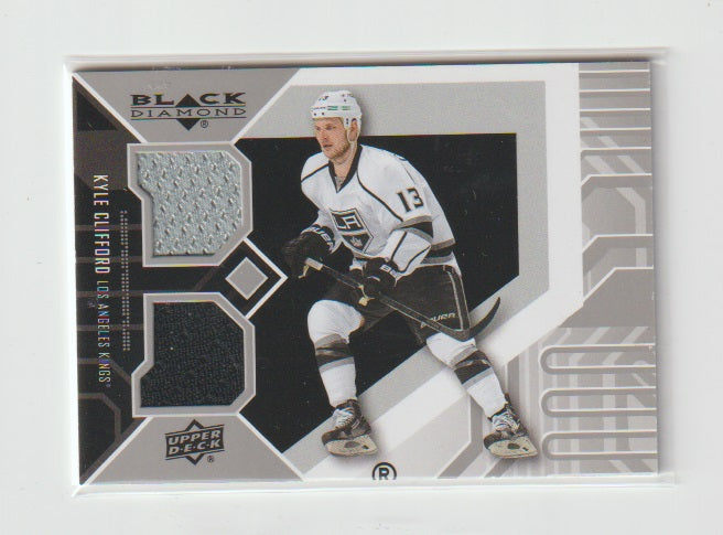 2014-15 Black Diamond Dual Jerseys #LAK-KC Kyle Clifford