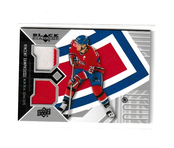 2014-15 Black Diamond Dual Jerseys #LBBR-VD Vincent Damphousse