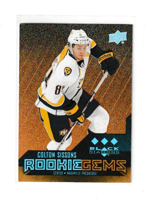 2014-15 Black Diamond Orange #184 Colton Sissons