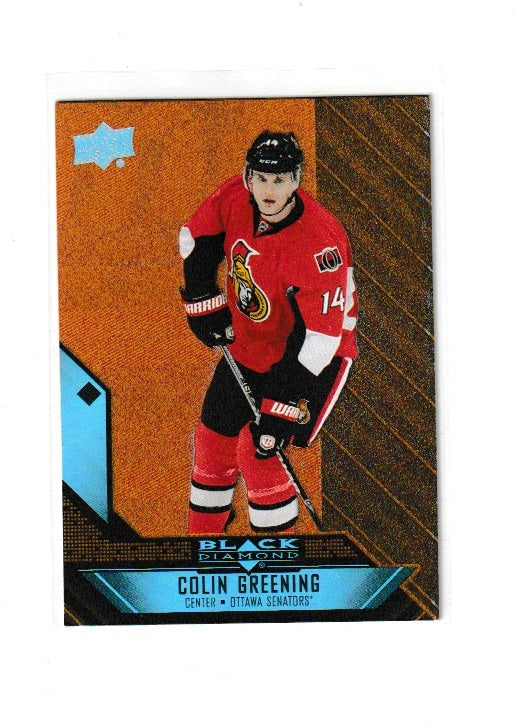 2014-15 Black Diamond Orange #96 Colin Greening